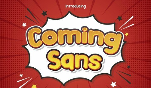Coming Sans – Playful Handwritten Font