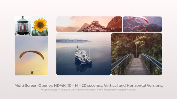 Videohive Multi Screen Opener - Multi Screen Intro 34146175