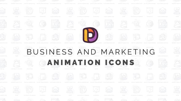 Videohive Business & Marketing - Animation Icons 34463693