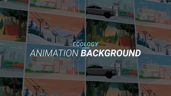 Videohive Ecology - Animation background 34060891