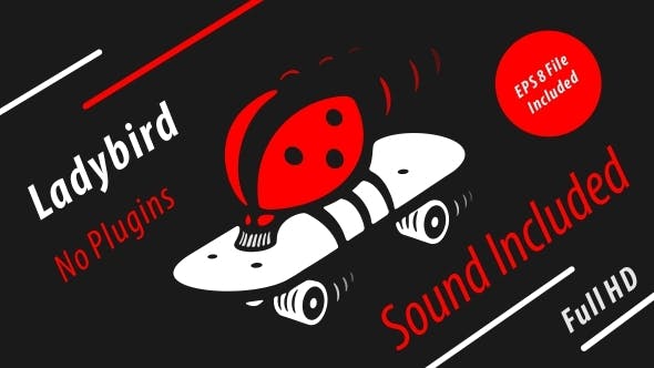 Videohive Ladybird Cartoon Intro 11643846