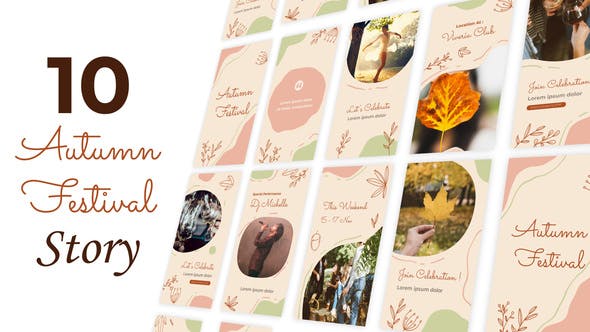 Videohive Autumn Festival Instagram Stories 34378036