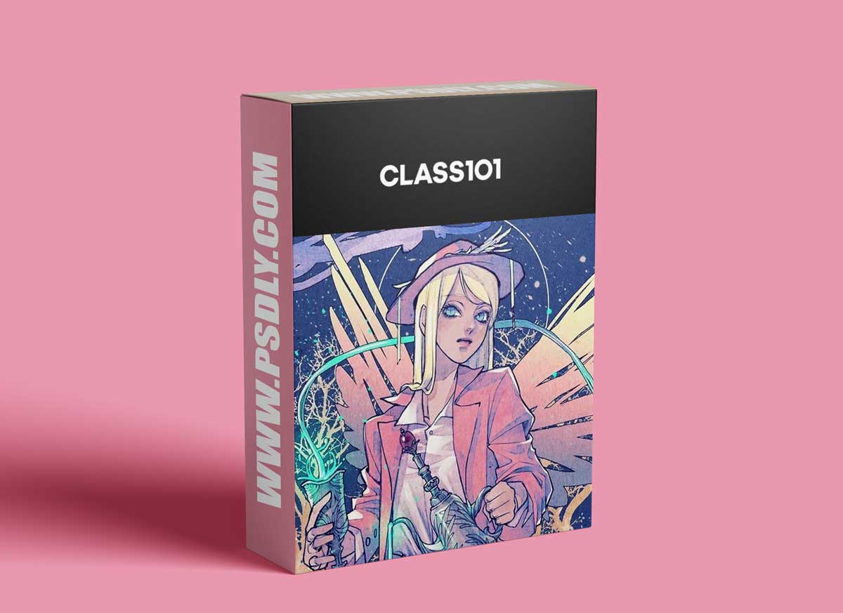Class101 - A World Created From Your Imagination - Digital Drawing by Pinn