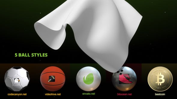 Videohive Cloth Reveal 24169583