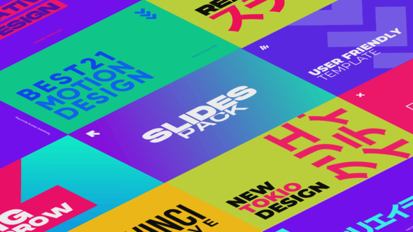 Videohive Colorful Slides | After Effects 34337848