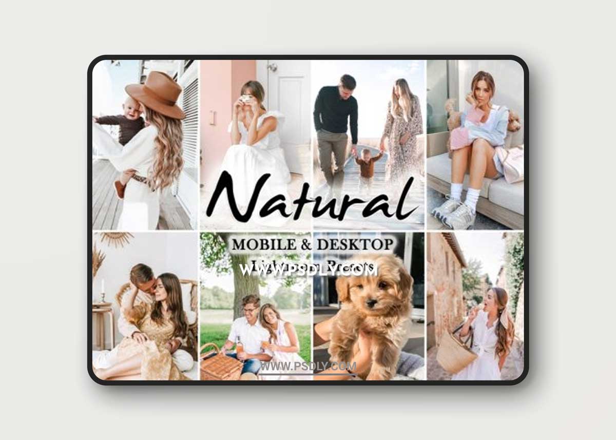CreativeMarket - 12 NATURAL LIGHTROOM PRESETS 6470485