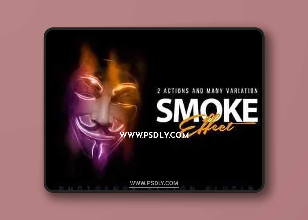 CreativeMarket - Smoke Effect Photoshop Action 2897739