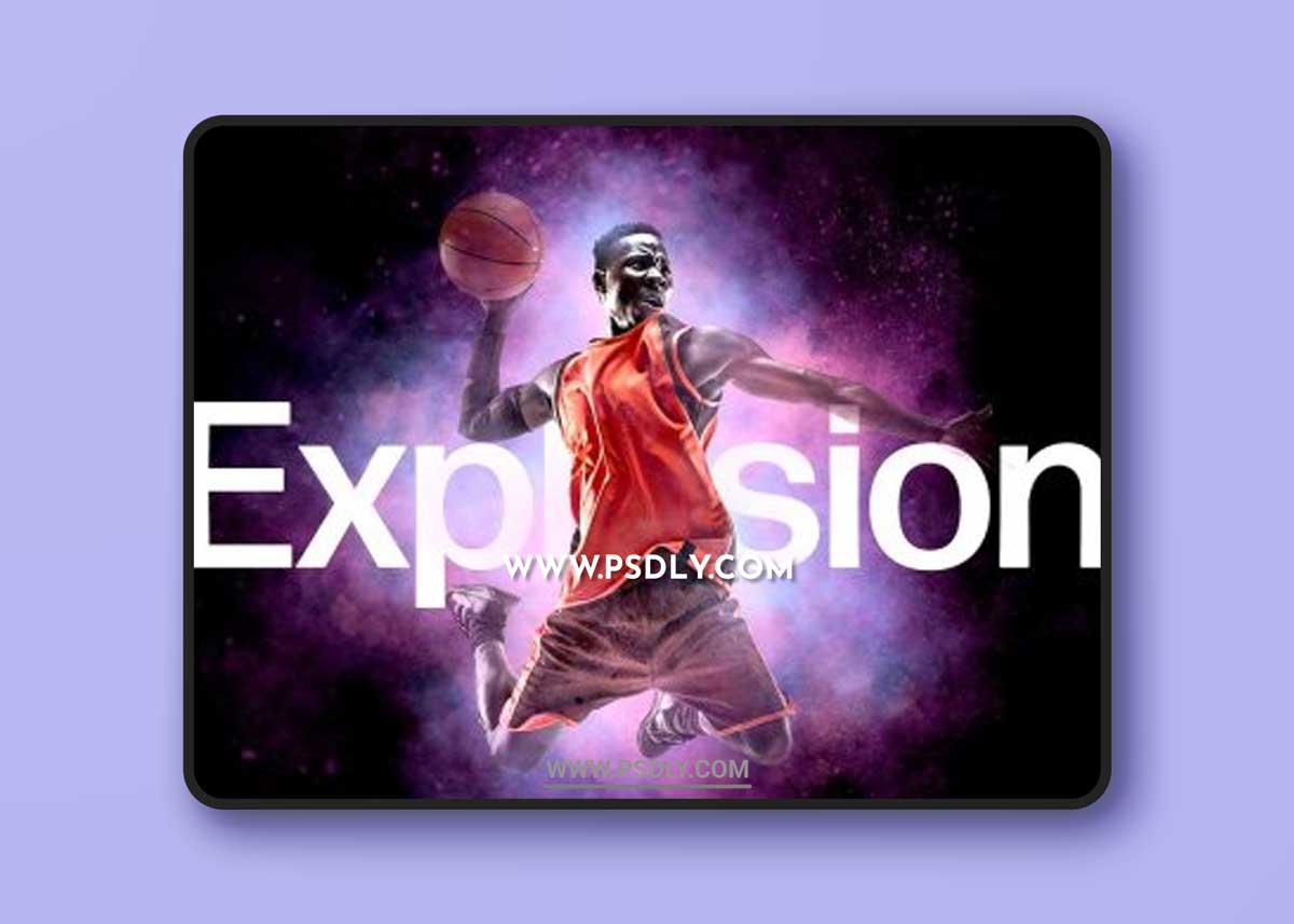 CreativeMarket - Space Explosion Photo Effect 6470081