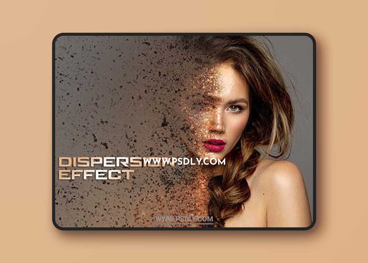 Dispersion Photo Effect with Dust Mockup 403657930