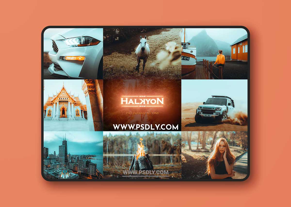 Halkyon Premium Photoshop Actions Collection