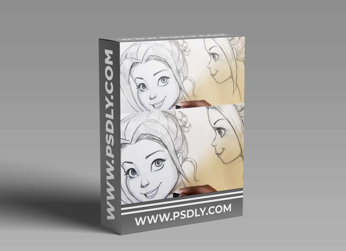 Learn how to draw Disney-like Female Faces