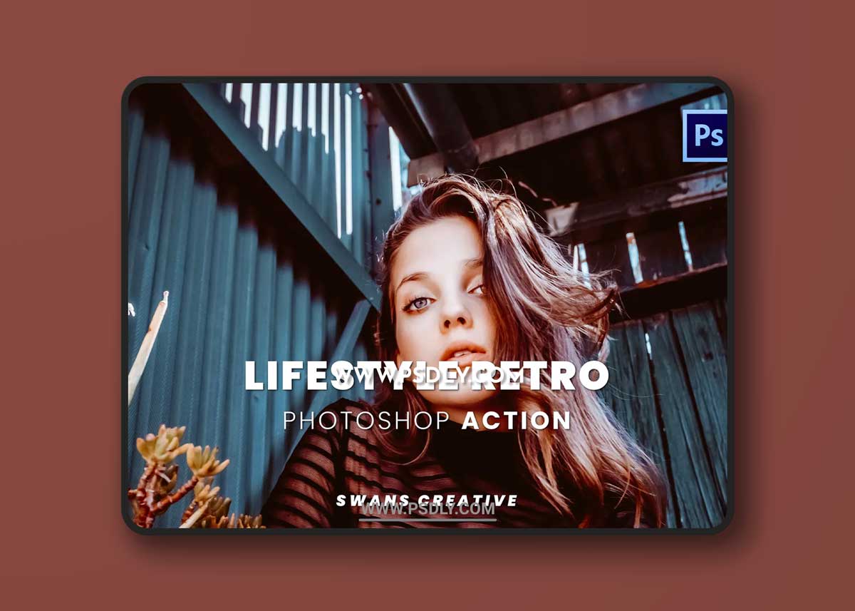 Lifestyle Retro Photoshop Action