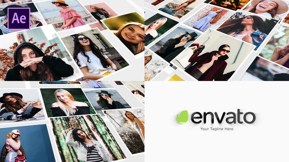 Videohive Mosaic Logo Reveal 34153606