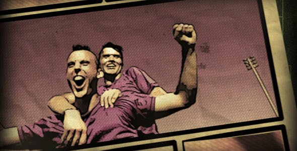 Videohive Soccer Comics Vintage & Modern 7974363