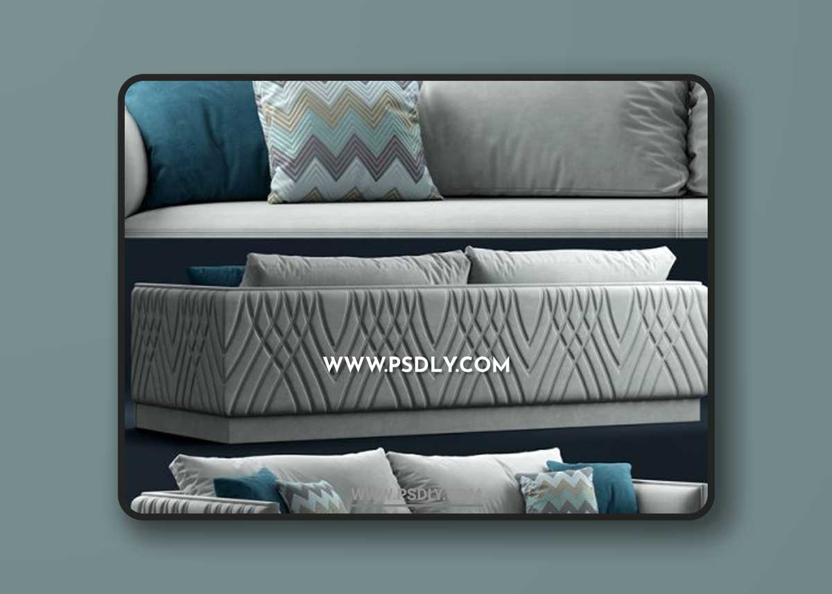 Sofa smania Miami 3D Models
