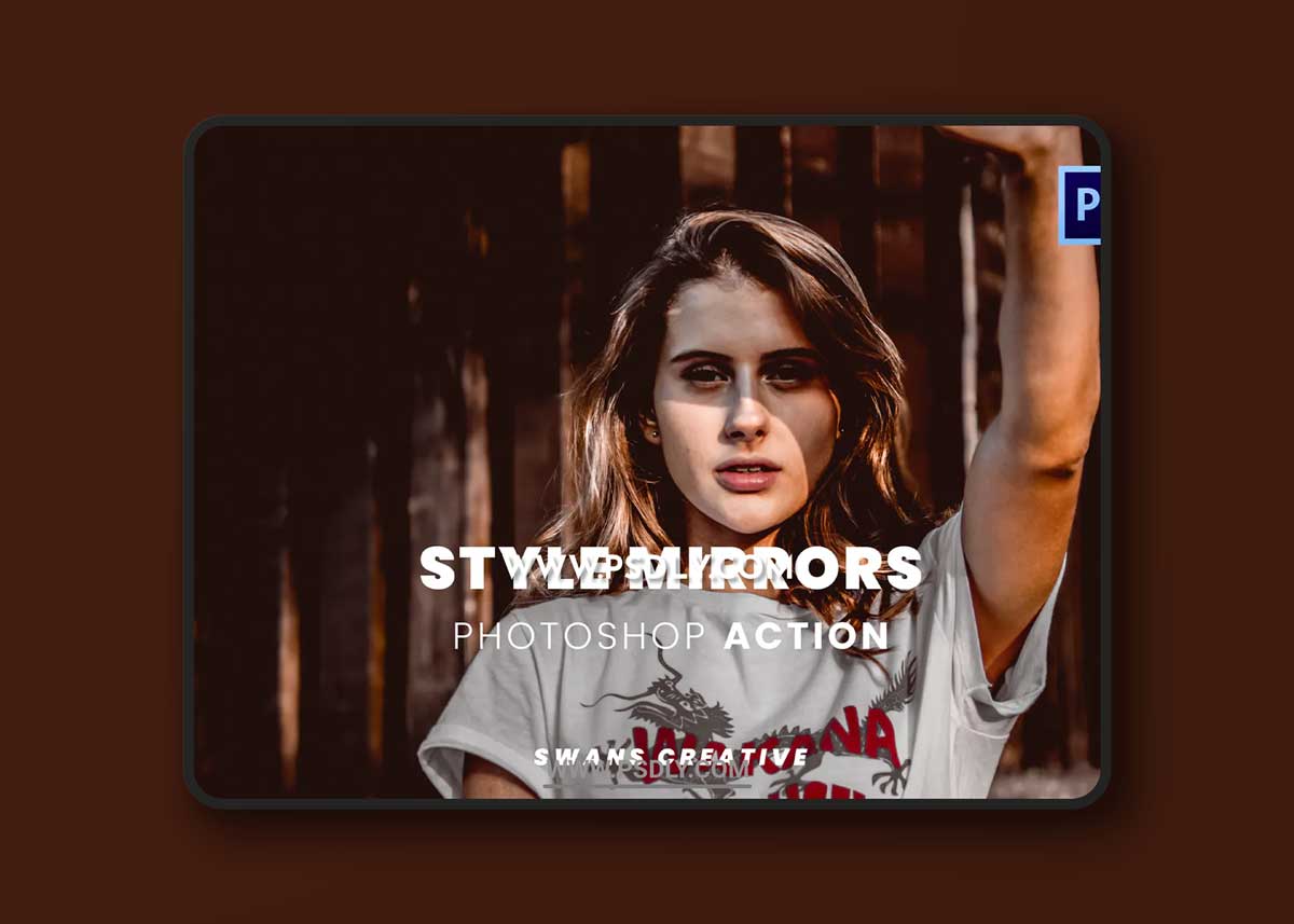 Style Mirrors Photoshop Action