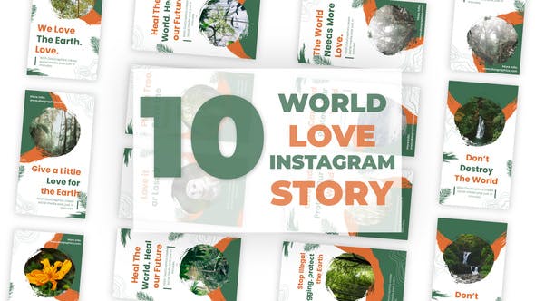 Videohive Earth Day | World love Instagram Stories 34456263