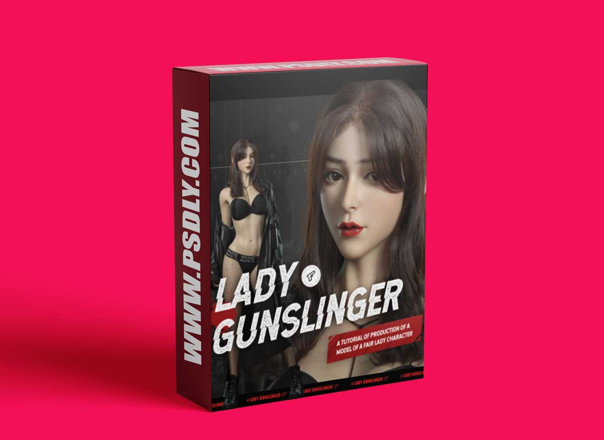 WingFox – Lady Gunslinger – A tutorial of production of a model of a fair lady character