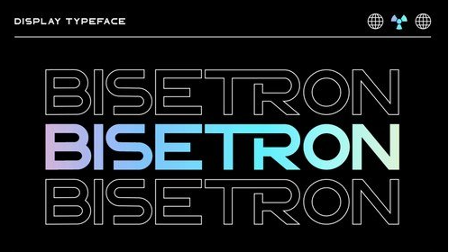 Bisetron - Business Font