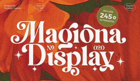 Magiona Display Font