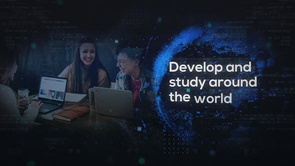 Videohive Network Technology Intro 34793122