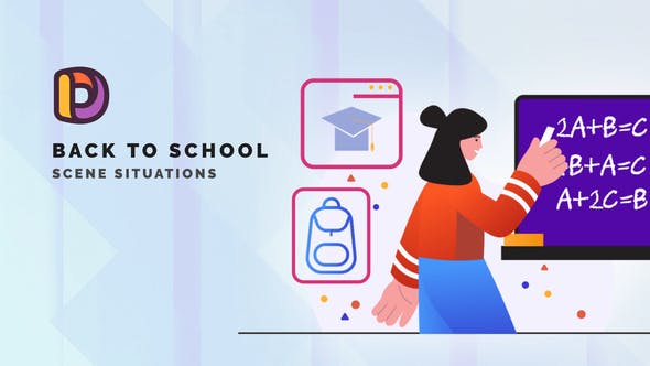 Videohive Back to school - Scene Situations 34663971