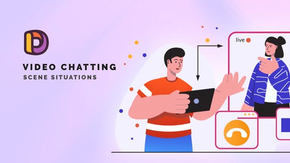 Videohive Video chatting - Scene Situations 34664981