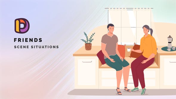 Videohive Friends - Scene Situations 34502544