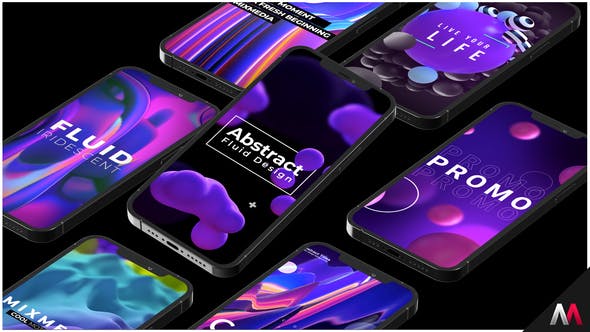 Videohive Abstract Titles | Mobile 34663811