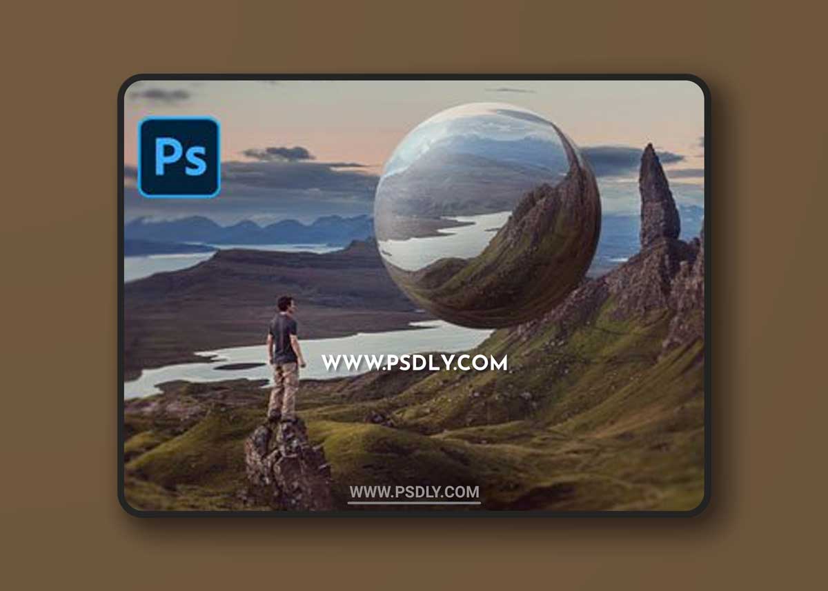 Amazing Floating Metal Sphere Effect for Photoshop + Tutorial
