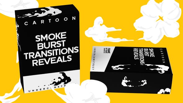Videohive Cartoon Smoke, Burst, Transitions, Reveal 34539319
