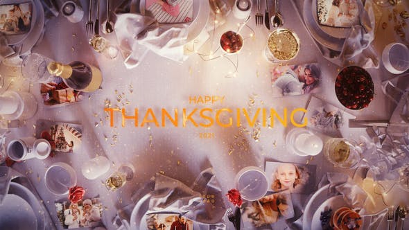 Videohive Happy Thanksgiving day Intro Opener 34772865