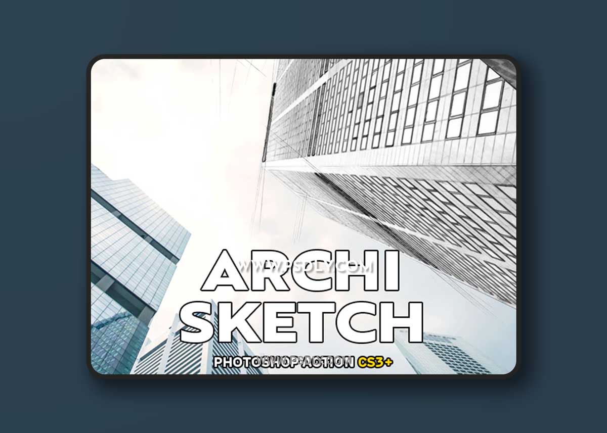GraphicRiver - Archi Sketch Action for Photoshop CS3+ 34419244