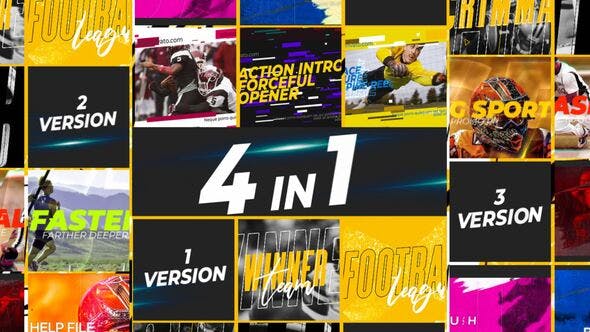 Videohive Extreme Sports 4 in1 24175299