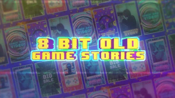Videohive 8 Bit Old Game Social Media Stories 34742157