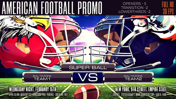 Videohive American Football Promo 29690556