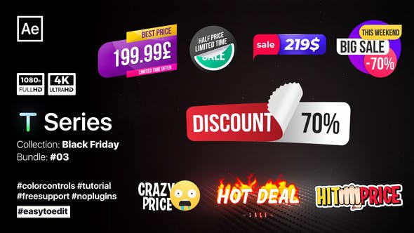 Videohive Discount Pricing Elements 34620525