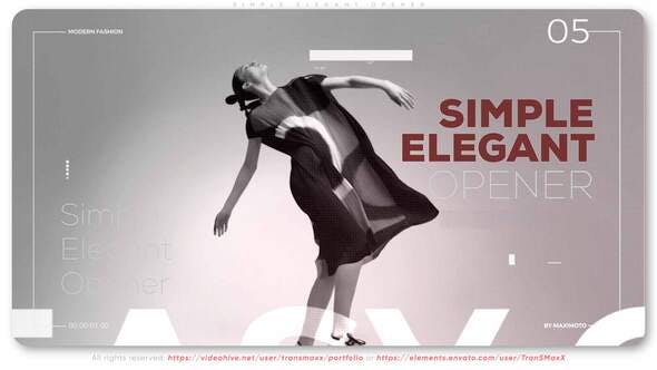 Videohive Simple Elegant Opener 34858481