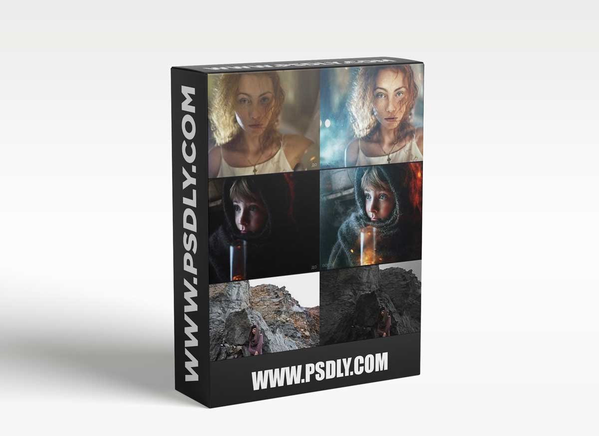Step-by-Step Course on Artistic Processing of Portraits + Bonuses