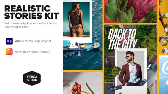 Videohive Realistic Photo Frames Stories Kit 34904689