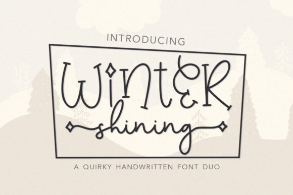 Winter Shining Font