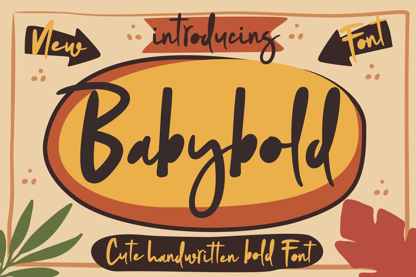 Babybold - Cute Handwritten Bold Font