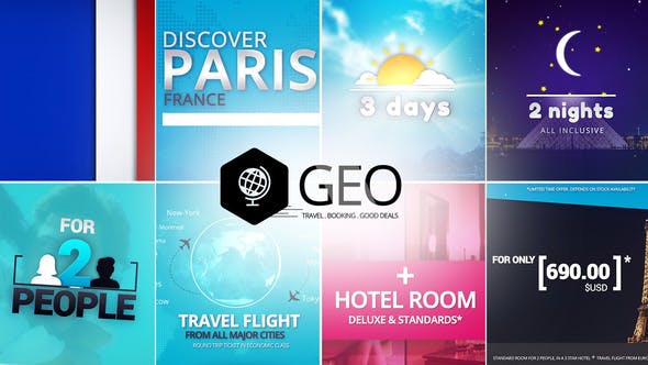 Videohive GEO - Travel & Booking Promo Trip Package 19781110