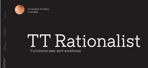 TT Rationalist Font Family