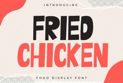 Fried Chicken Font