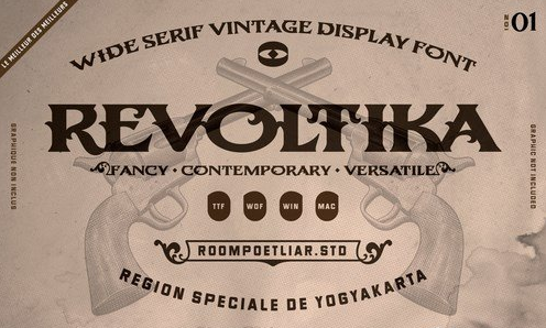 Revoltika Vintage Font