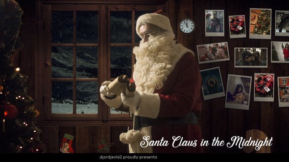 Videohive Santa Claus in the Midnight 22892797