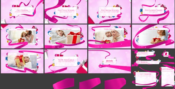 Videohive Gift Ribbon 19053986