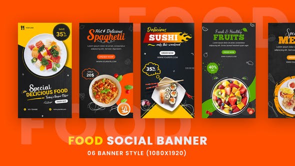 Videohive Food Promo Stories – Instagram Stories Pack 34766093