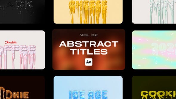 Videohive Abstract Titles Vol 02 34629787